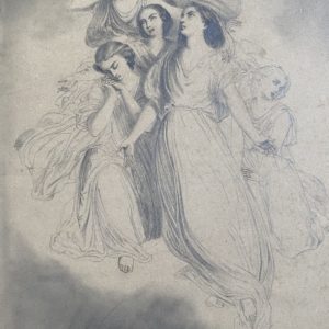 La Vallée de Larmes, Célestin Nanteuil, dessin romantique 19ème