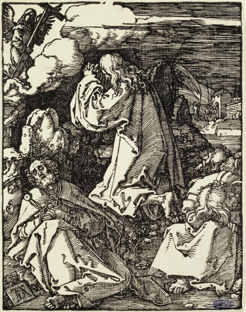 Albrecht Durer, petite passion, l'agonie au jardin des oliviers