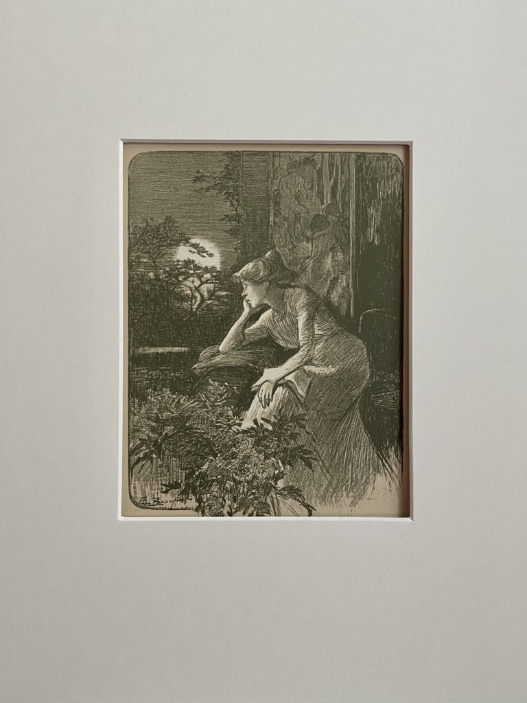 Évocation, Chat Noir, Femme belle époque, paris 1900
