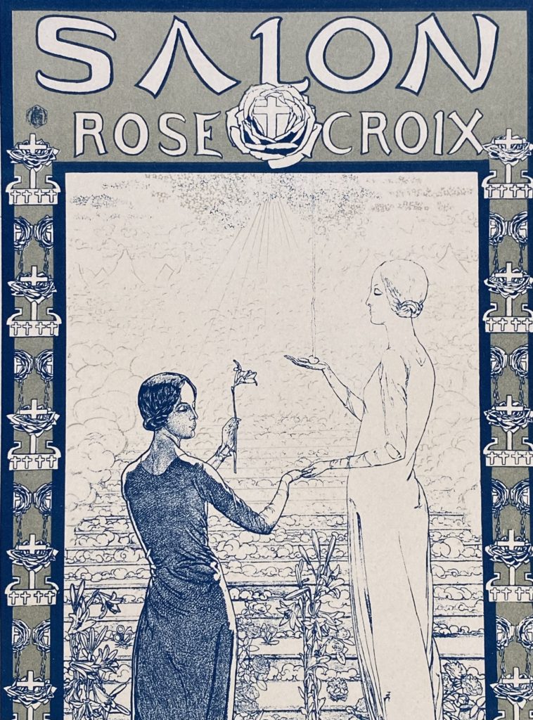 1er Salon Rose Croix Affiche