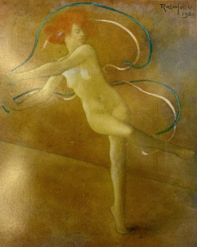 Rassenfosse, La Danseuse aux Rubans, 1921