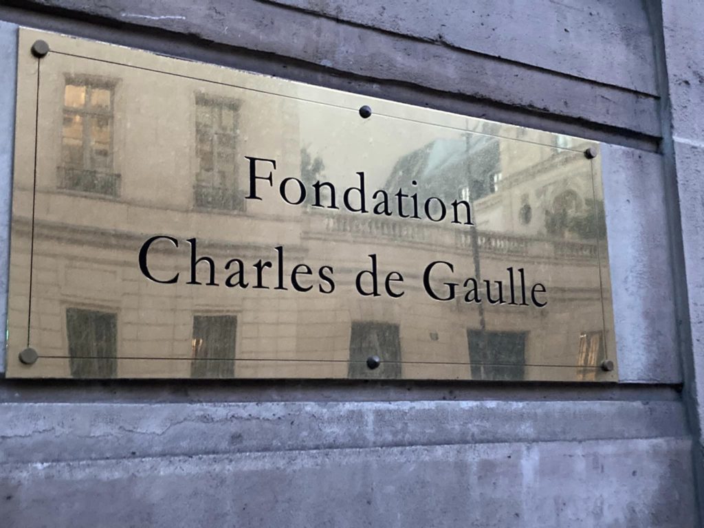 Fondation Charles de Gaulle, rue Solférino, Paris 