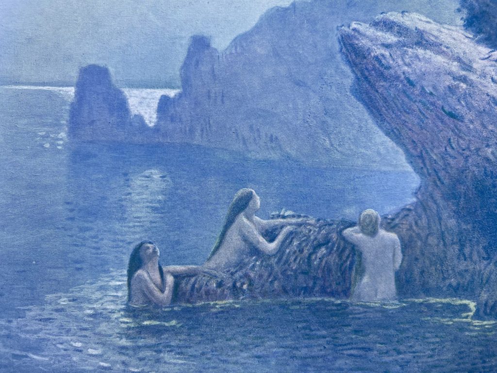 Nymphes et Mer, Auburtin, Album de la Décoration, 1900, planche 33