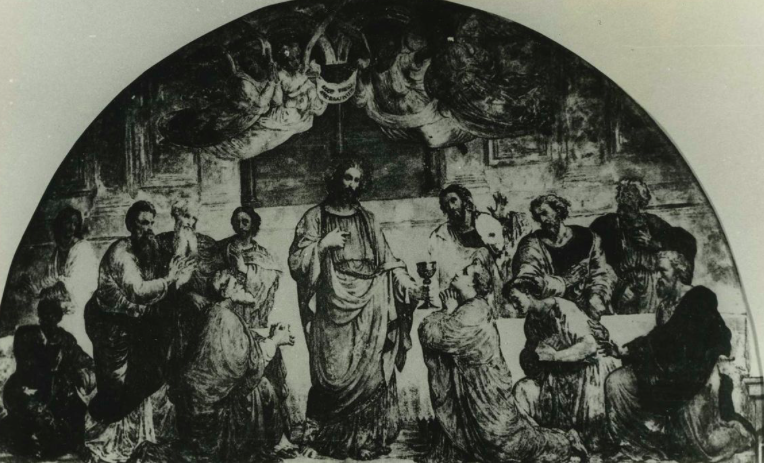 Sainte Cène, fresque Louis Janmot, Saint Polycarpe