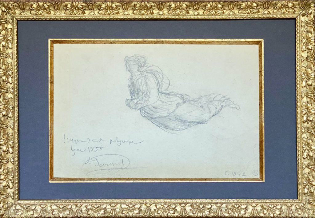 Ange saint Polycarpe, Louis Janmot, Sainte Cène lyon, dessin 19eme