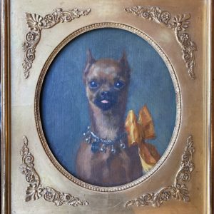 TITI, Portrait of dog 19th century, Jean Mayné