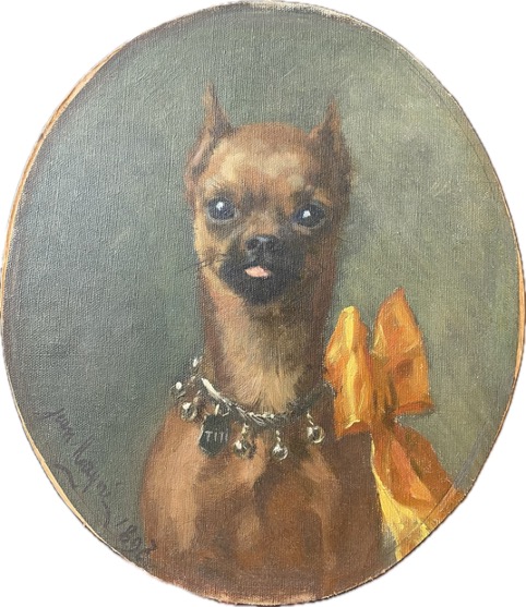 Jean Mayné, Titi, Portrait de chien 19ème