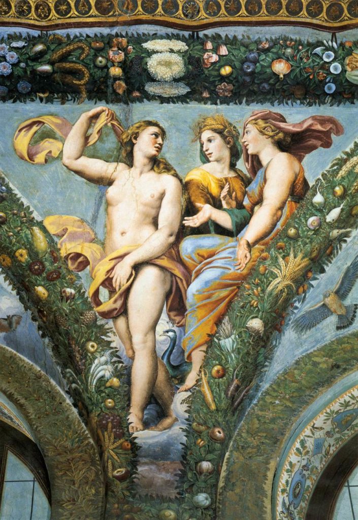 Raphael, Loges d'Amour et Psyché, Rome, Villa Farnésin