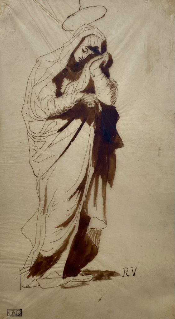 Sainte Femme au pied de la Croix, Gastine