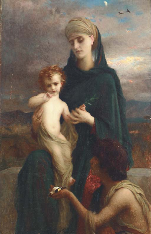 Ernest Hébert, La Vierge au Chasseur 
