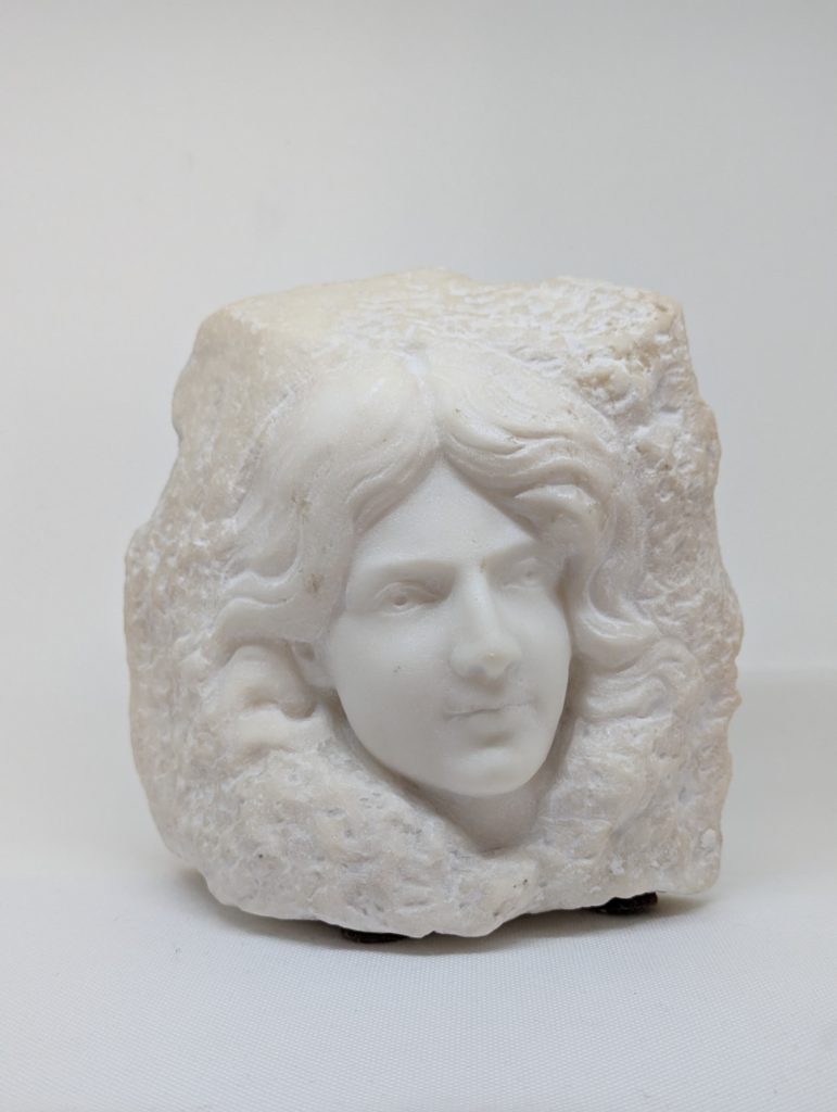 Mirroir Viennois sculpture femme art nouveau 