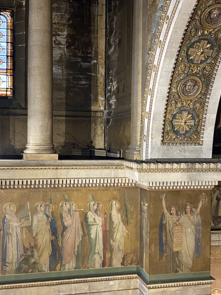 Jospeh Rulot - La Légende, fusain église saint Vincent de Paul paris