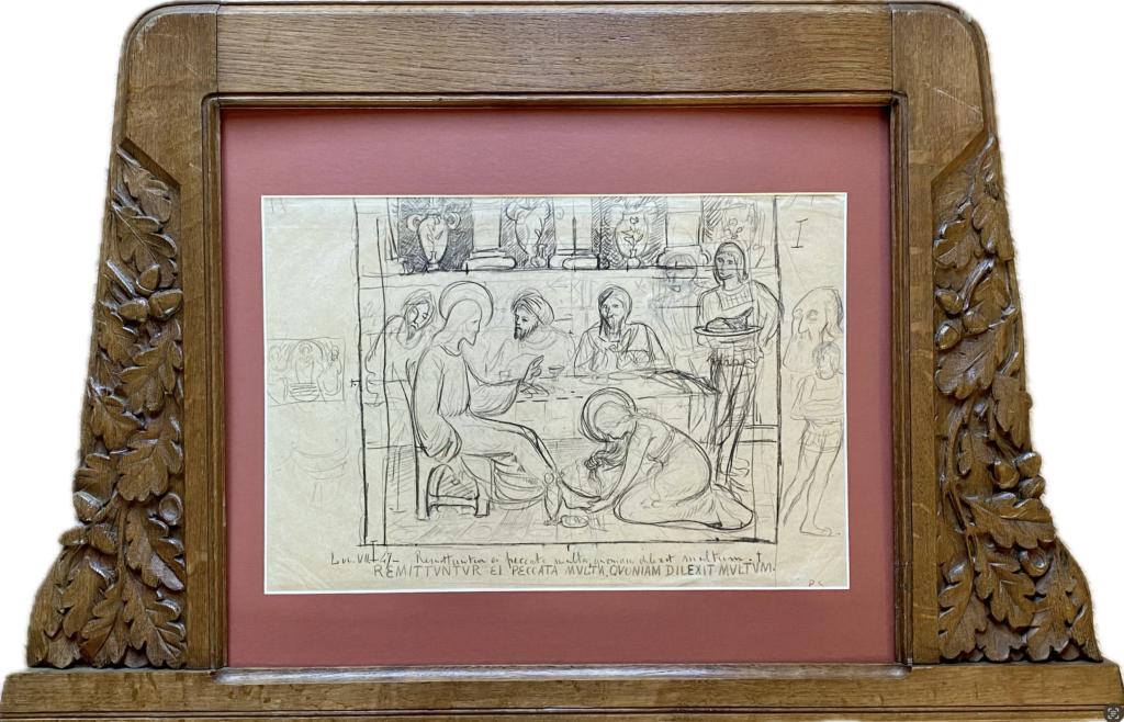 Paul Sérusier, dessin onction à béthanie