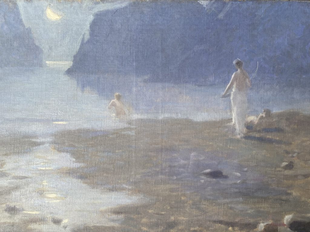 BOURDET ET GENTIL Paul Chabas - Nymphes au clair de lune