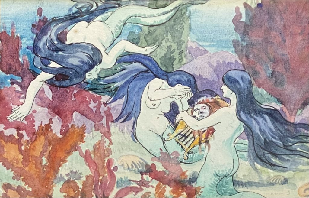 Orsel, Pécheur, Notre Dame de Lorette Georges Girardot, Nymphes et sirènes