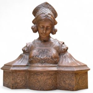 buste de princesse symboliste 1900