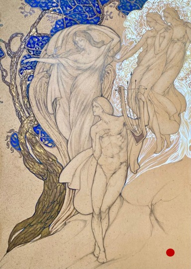 Ernest FAUT, Orphée et Eurydice