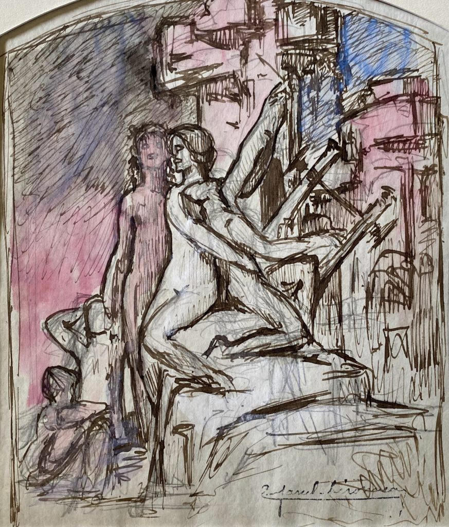 Vierge chabas Orphée et Eurydice