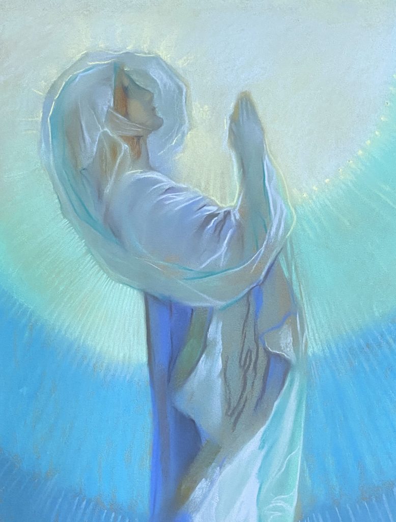 Roberto FRANZONI, Angelo, pastel 