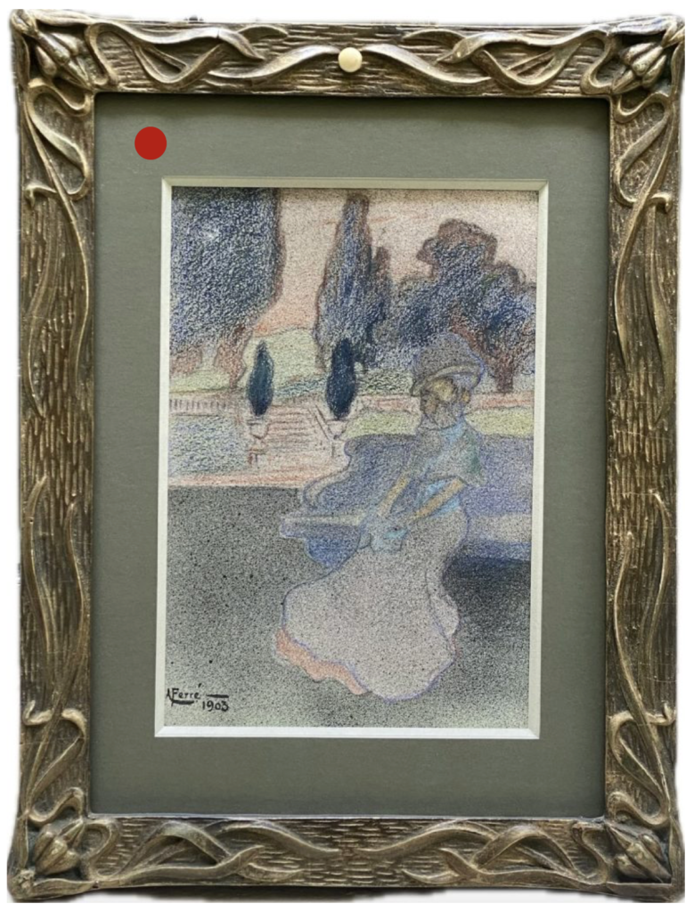 Ferré - élégante au parc Femme Nabi