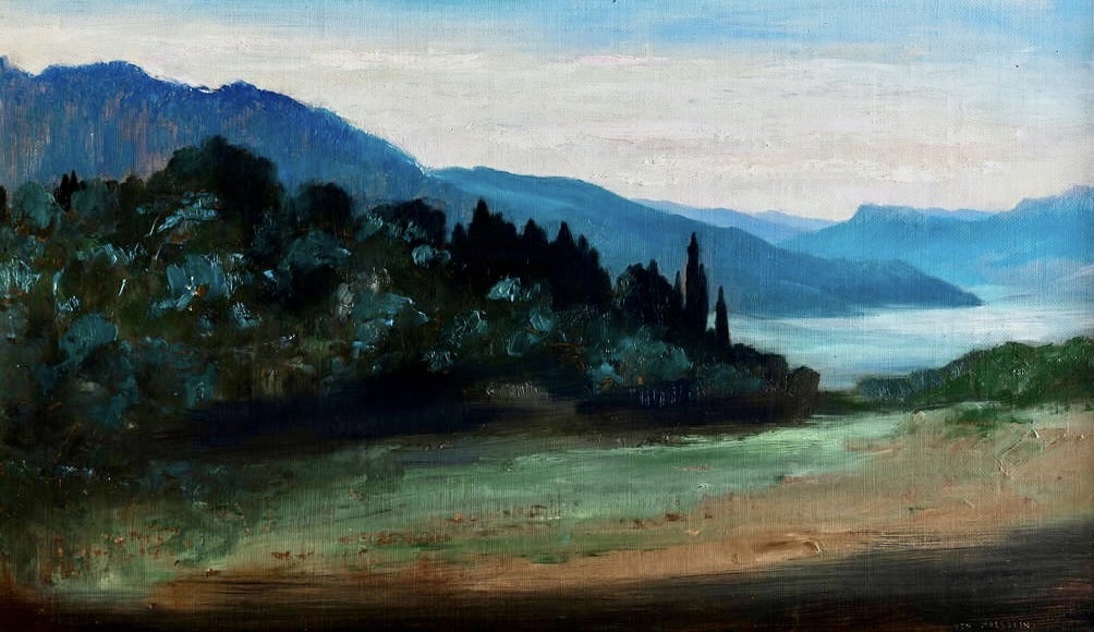 Georg von hoesslin, paysage mystique