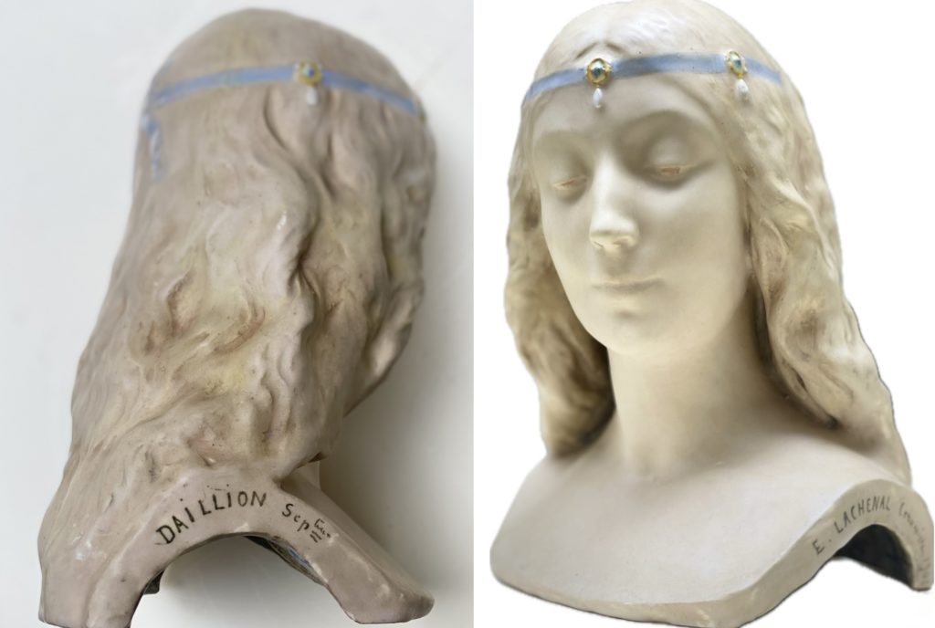 Buste de Femme Art Nouveau 