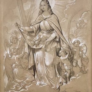 Achille Deveria, Sainte Élisabeth