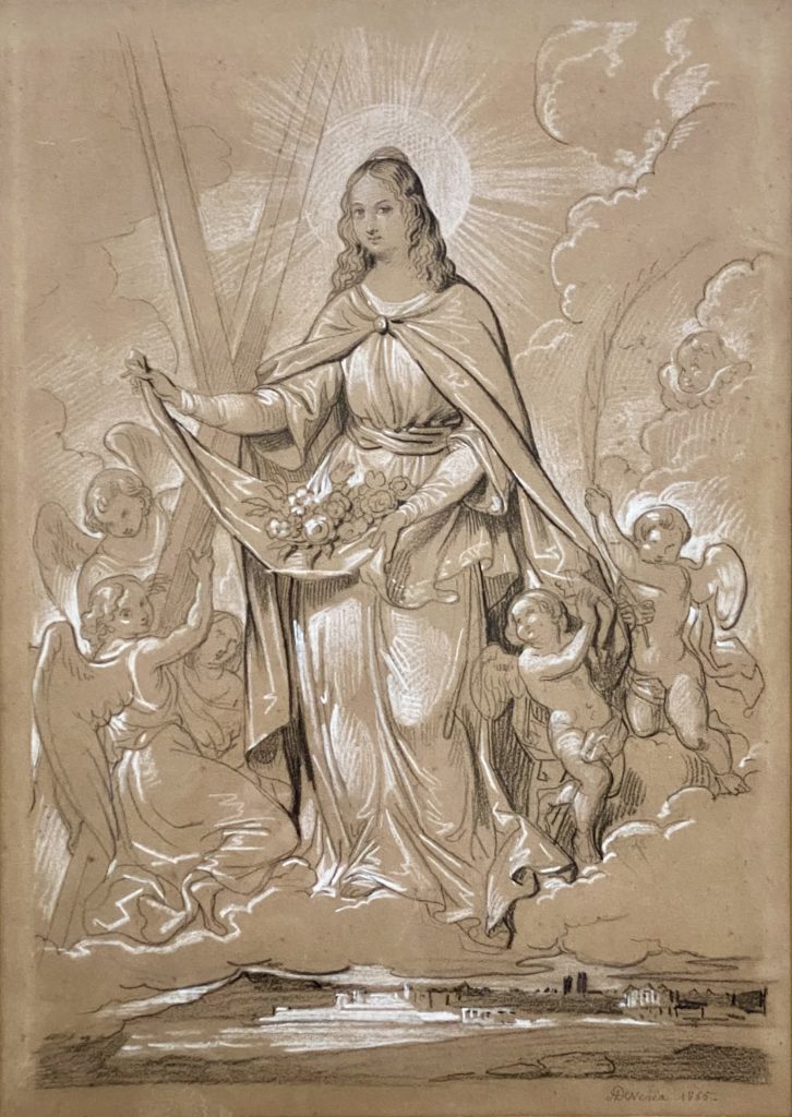 Achille Deveria, Sainte Élisabeth