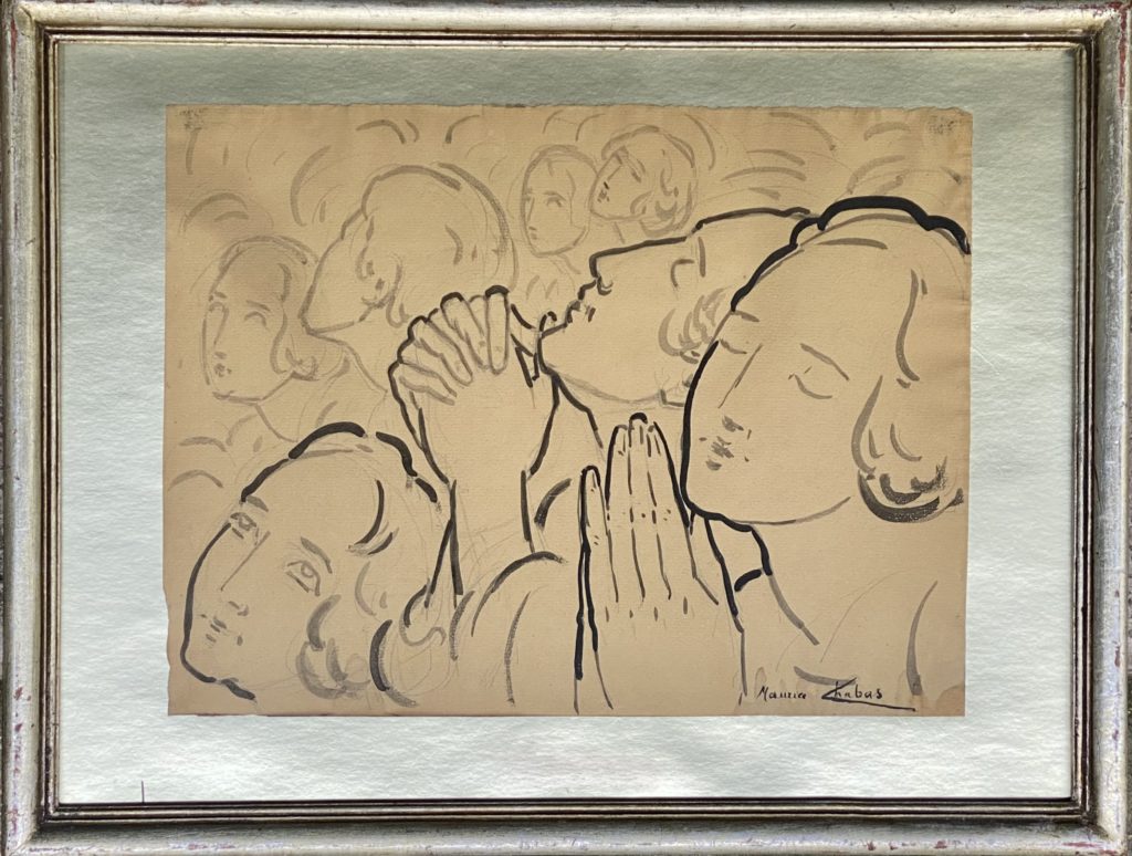 Maurice Chabas, anges en prières