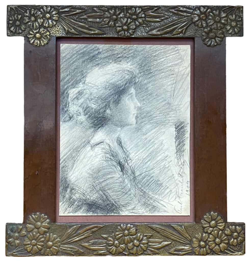 paul troubetskoy, femme de profil