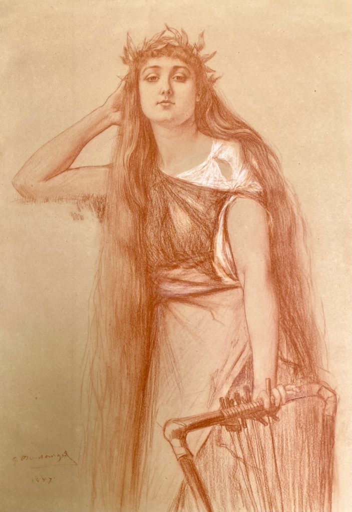 Gustave Boulanger, Muse à la lyre