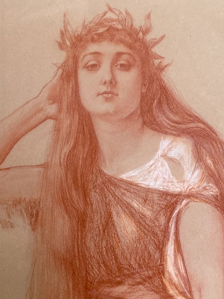 Gustave Boulanger, muse à la lyre