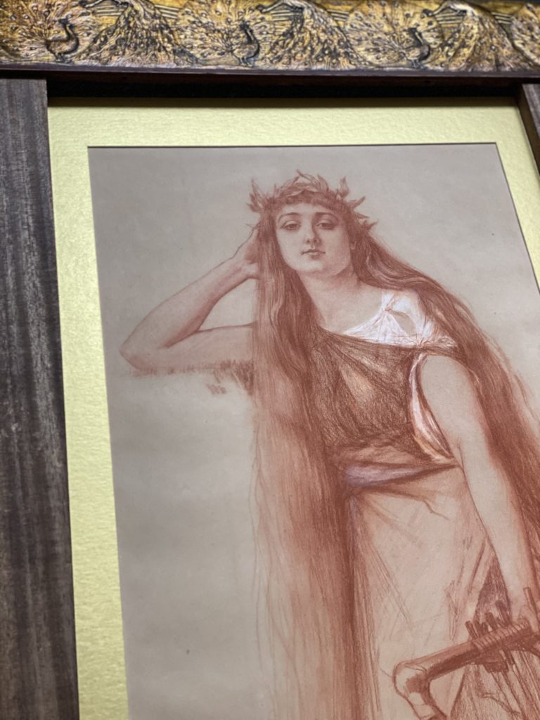 Gustave Boulanger, Muse à la lyre 