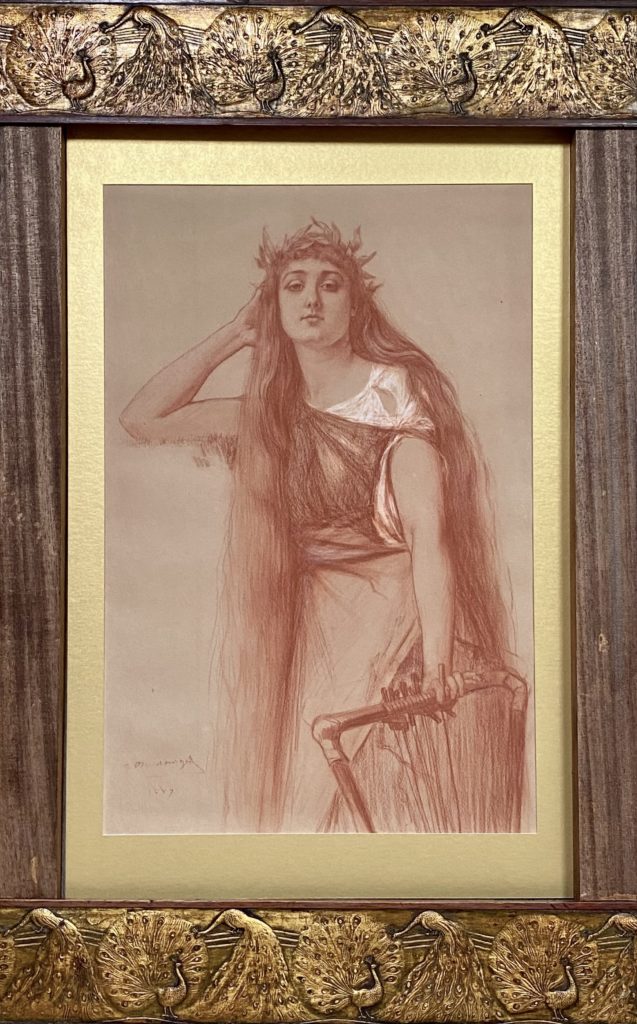 Gustave Boulanger, muse à la lyre